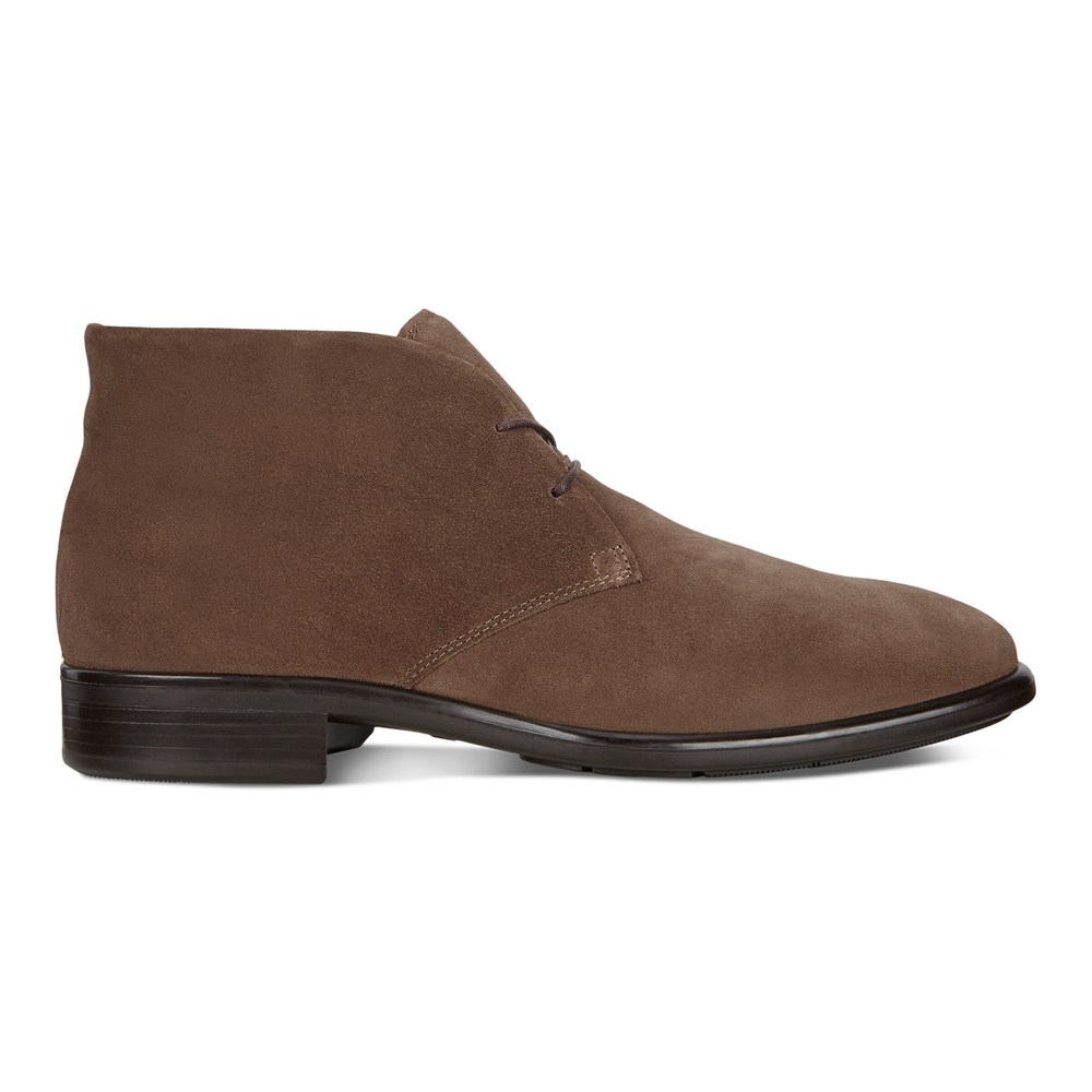 Zapatos De Vestir Hombre - ECCO Citytray Suede Ankle Boot - Marrom - BCN813524